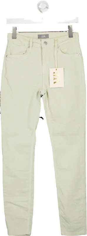 ida Mint Green Rizzo High Rise Skinny Fine Cord Ankle Jeans BNWT W24 Trendy Low-Rise Bootcut Jeans ida Mint Green Rizzo High Rise Skinny Fine Cord Ankle Jeans BNWT W24 Trendy Low-Rise Bootcut Jeans