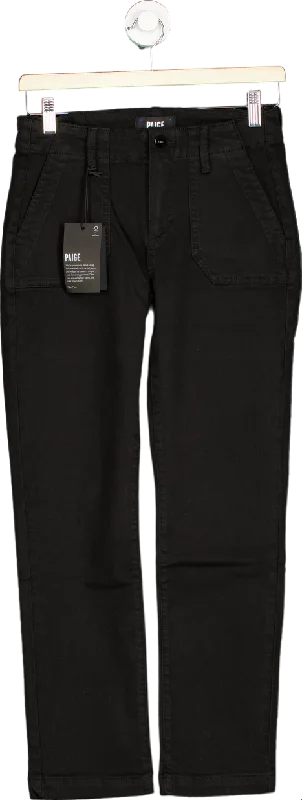 Paige Black mid-rise straight leg Mayslie Jeans UK W25 Comfortable Faded High-Rise Jeans Paige Black mid-rise straight leg Mayslie Jeans UK W25 Comfortable Faded High-Rise Jeans
